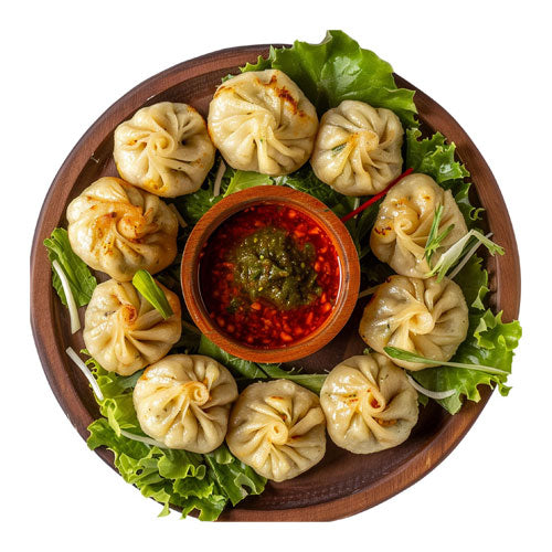 Veg Momos – Ready to Eat (500gm - 24 Pcs) Queins's