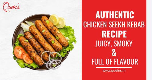 Authentic Chicken Seekh Kebab Recipe – Juicy, Smoky & Full of Flavour
