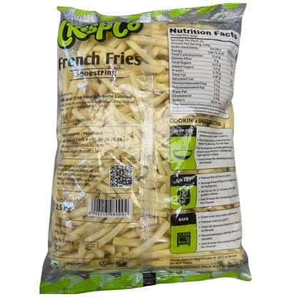 CrispCo French Fries – Straight Cut 9mm (2.5 kg)