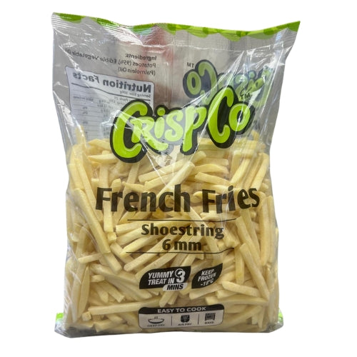 CrispCo French Fries – Straight Cut 9mm (2.5 kg)