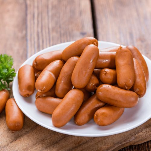 Chicken Cocktail Sausage – Juicy & Ready-to-Cook Bites (500GM) Queins's